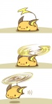 :3 ambiguous_feral ambiguous_gender beady_eyes daww feral flying fur helicopter_tail lying on_front orange_body orange_fur shadow simple_background smile solo stripes tail toony what white_background rairai-no26-chu nintendo pokemon generation_1_pokemon mammal pokemon_(species) raichu rodent 1:2 2013