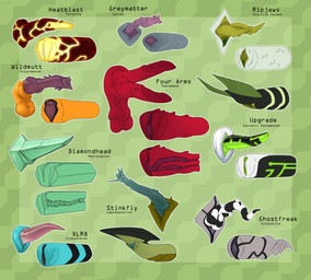 2_clitorises 2_penises 4_balls animal_genitalia animal_penis animal_vulva balls blue_penis canine_genitalia canine_penis canine_vulva circuit_markings clitoris cloaca crystal dildo female fin fire fur genital_slit genitals glowing glowing_genitalia glowing_penis glowing_vulva green_penis green_vulva knot knotted_penis male markings multi_balls multi_clitoris multi_genitalia multi_penis orange_body orange_fur ovipositor penetrable_sex_toy penis pink_penis red_penis sex_toy spurs_(anatomy) stinger striped_tentacles stripes tail tapering_penis tentacles text unusual_anatomy unusual_genitalia unusual_penis unusual_vulva vulva lumen_fox ben_10 cartoon_network diamondhead four_arms_(ben_10) ghostfreak grey_matter heatblast ripjaws stinkfly upgrade_(ben_10) wildmutt xlr8 alien amphibian aquatic arthropod crystal_creature ectonurite elemental_creature fire_creature fish galvan_(ben_10) galvanic_mechamorph kineceleran lepidopterran_(ben_10) mammal mineral_fauna petrosapien piscciss_volann pyronite reptile scalie tetramand vulpimancer absurd_res english_text hi_res model_sheet