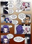 alternate_species apron clothed clothing comic dialogue english_text equid female friendship_is_magic hair hasbro hi_res human humanized mammal mauroz multicolored_hair my_little_pony pinkie_pie_(mlp) purple_hair rarity_(mlp) school school_uniform text twilight_sparkle_(mlp) two_tone_hair uniform