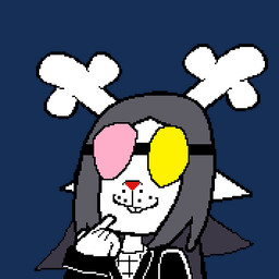 anthro antlers buckteeth business_suit clothing deer_ears female fusion grey_hair hair heterochromatic_glasses horn long_hair red_nose smug solo suit teeth anonymous_artist deltarune undertale_(series) fan_character noelle_holiday spamelle spamton_g._spamton deer mammal new_world_deer reindeer 1:1 alpha_channel low_res reaction_image