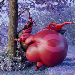 ambiguous_gender big_butt butt detailed_background feral huge_butt huge_hips huge_thighs hyper hyper_butt hyper_hips hyper_thighs leaning leaning_on_object looking_at_viewer on_hind_legs outside red_body side_view solo standing thick_thighs wide_hips shorksenjoyer kingofacesx_(modeler) nintendo pokemon arthropod generation_5_pokemon pokemon_(species) scolipede 1:1 2026 3d_(artwork) blender_(artwork) blender_cycles_(artwork) digital_media_(artwork) hi_res
