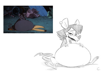 anthro banana_peel belly big_belly buckteeth duo female feral fur hair half-closed_eyes huge_belly looking_at_viewer male morbidly_obese morbidly_obese_anthro morbidly_obese_female morbidly_obese_feral morbidly_obese_male mouse_tail narrowed_eyes nude obese obese_anthro obese_female obese_feral obese_male open_mouth overweight overweight_anthro overweight_female overweight_feral overweight_male paws rat_tail screencap semi-anthro sitting tail teeth whiskers convexpert animaniacs_(2020) charlotte's_web hanna-barbera pinky_and_the_brain warner_brothers julia_brain templeton_(charlotte's_web) mammal mouse murid murine rat rodent 2024 signature