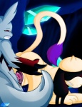 all_fours alternate_color ass_up butt butt_grab claws clenched_teeth cosmo_(artist) crystals cum cum_in_pussy cum_inside doggystyle duo erection eyes_closed fangs female feral from_behind grabbing half-closed_eyes huge_pussy interspecies male nintendo nude painter penetration penis pokémon pussy pussy_juice raised_tail red_eyes sex shiny smeargle straight teeth vaginal vaginal_penetration video_games zangoose
Rating: Explicit
Score: 2
User: LunarWolf21
Date: October 27, 2012
