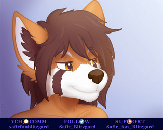 anthro licking long_tongue male solo tongue tongue_out safir_fon_blitzgard ailurid mammal red_panda 2d_animation 5:4 animated animated_gif bust_portrait loop motion_tweening portrait short_playtime