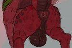 anus balls big_butt butt butt_shot feral gaping gaping_anus genitals loose_anus male perineum presenting presenting_anus purple_anus raised_tail solo tail teavern mythology ray_vanhem dragon mythological_creature mythological_scalie scalie