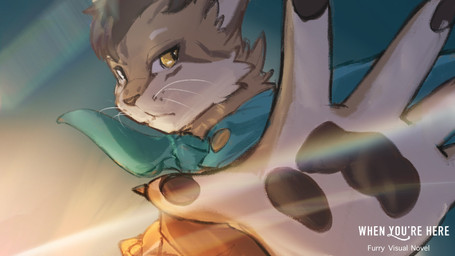 anthro brown_body brown_fur fantasy fur male power solo wind yellow_eyes stampmats clouded_leopard felid mammal pantherine 16:9 hi_res widescreen