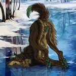 animal_genitalia animal_pussy anus ass_up brown_body brown_fur canine_genitalia canine_pussy cheek_tuft day facial_tuft female feral fur genitals glistening glistening_eyes green_anus green_hair green_pawpads green_pussy hair ice leg_tuft lying mouth_closed narrowed_eyes neck_tuft on_front outside pawpads plant purple_eyes pussy short_hair side_view snow solo tan_body tan_fur text tree tuft msdeadsoul canid canine mammal 1:1 2024 artist_name dated hi_res