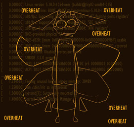 abdominal_bulge anthro artificial_intelligence big_dildo code computer_virus_(program) digitigrade dildo female floating_head heat_(temperature) huge_dildo hyper hyper_dildo hyper_sex_toy machine open_mouth overheated sex_toy shocked solo tail text thick_thighs virus wide_hips yellow_body lighthouseheat beaconos digital_creature robot 2026 digital_media_(artwork) english_text hi_res