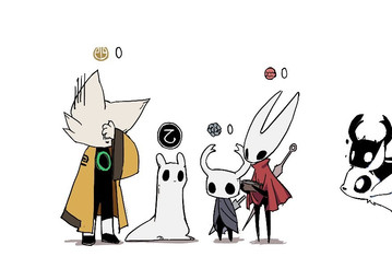 ambiguous_gender annoyed anthro black_sclera clothing facepalm feral fur group male simple_background topwear white_background white_body white_eyes white_fur yellow_clothing yellow_topwear fallighx hollow_knight_(franchise) microsoft nine_sols ori_(series) rain_world red_candle_games team_cherry videocult xbox_game_studios hornet_(hollow_knight) ori_(ori) shade_(hollow_knight) survivor_(rain_world) the_knight_(hollow_knight) yi_(nine_sols) domestic_cat felid feline felis mammal shadow_creature slugcat solarian vessel_(species) 2025 female_(lore)