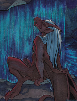 anthro butt erection eyes_closed foreskin genitals hair horn humanoid_genitalia humanoid_penis humanoid_pointy_ears male masturbation membrane_(anatomy) membranous_wings night nude outside penis pointy_ears rear_view red_body sitting solo star tail waterfall white_hair wings stray-sketches disney gargoyles brooklyn_(gargoyles) gargoyle scalie alternate_version_at_paywall better_version_at_paywall traditional_media_(artwork)