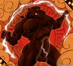 5_fingers abs abstract_background anthro anthrofied balls barazoku belly biceps big_belly big_muscles big_pecs big_penis black_body claws closed_smile cloud deltoids detailed_background electric_penis electricity electricity_manipulation elemental_manipulation erection finger_claws fingers flesh_fang foreskin genitals glans glowing glowing_balls glowing_genitalia glowing_penis grin grinning_at_viewer huge_penis humanoid_genitalia humanoid_hands humanoid_penis lightning lightning_bolt long_penis male manly mouth_closed muscular muscular_anthro muscular_arms muscular_legs muscular_male muscular_thighs navel nipples non-mammal_balls non-mammal_nipples nude nude_anthro nude_male obliques pecs penis red_background retracted_foreskin scales serratus simple_background smile smiling_at_viewer snout solo standing style_crossover style_emulation tailless text toothy_grin toothy_smile vein veiny_penis bigshadowdragon disney disney's_hercules godzilla_(series) toho zeuszilla godzilla zeus_(disney) kaiju lizard reptile scalie 2024 artist_name character_name colored colored_line_art crossover digital_drawing_(artwork) digital_media_(artwork) english_text hi_res portrait shaded three-quarter_portrait