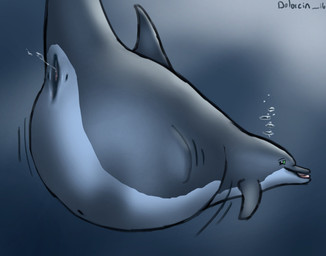 abdominal_bulge ambiguous_gender ambiguous_prey anatomically_correct anatomically_correct_genitalia anatomically_correct_vulva animal_genitalia animal_vulva belly big_belly bloated bodily_fluids bubble cetacean_genitalia cetacean_vulva dorsal_fin female female_pred feral feral_pred fin fully_inside genital_fluids genitals green_eyes huge_belly solo underwater vaginal_fluids vore vulva water year dolorcin aquatic bottlenose_dolphin cetacean dolphin mammal oceanic_dolphin toothed_whale 2016 dated signature