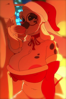 anthro areola areola_slip ball_fondling balls belly big_breasts bouncing_breasts breasts christmas_clothing cleavage clothed clothing duo eyewear faceless_character faceless_male fellatio female fondling genitals glasses holidays huge_breasts looking_up male male/female oral overweight penile penis pubes sex 5_square_meters christmas mille_(5_square_meters) lagomorph leporid mammal rabbit 2025 2:3 2d_animation absurd_res animated frame_by_frame hi_res short_playtime sound webm