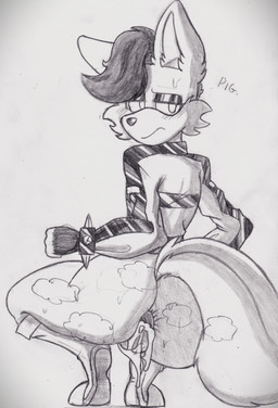 anthro anus big_butt blush blush_lines bodily_fluids boots bottomless bottomless_intersex bracelet butt clothed clothing crouching cum cum_in_ass cum_inside dialogue eyeshadow femboy fingerless_gloves footwear furrowed_eyebrows gaping gaping_anus genital_fluids genitals gloves handwear intersex jacket jewelry leaking_cum looking_at_viewer looking_back looking_back_at_viewer makeup narrowed_eyes shoes solo spiked_bracelet spikes steam sweat sweatdrop talking_to_viewer text thick_thighs tiptoes topwear vulva justsomeidiotonline archie_comics sega sonic_the_hedgehog_(archie) sonic_the_hedgehog_(comics) sonic_the_hedgehog_(series) miles_prower_(anti-tails) canid canine fox mammal red_fox true_fox absurd_res hi_res trans_(lore) trans_man_(lore)