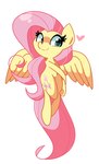 cutie_mark feathered_wings feathers female feral flying green_eyes heart_symbol hooves quadruped simple_background smile solo white_background wings yellow_body yellow_feathers yellow_wings kindakismet friendship_is_magic hasbro my_little_pony mythology fluttershy_(mlp) equid equine horse mammal mythological_creature mythological_equine pegasus pony 2021 absurd_res hi_res