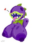 2023 anthro anthrofied areola bodily_fluids breasts chomper_(pvz) digital_media_(artwork) drooling electronic_arts electronics elemental_creature female flora_fauna hi_res hs-echoes humanoid mammal nipples nude plant plants_vs._zombies popcap_games purple_body purple_skin saliva simple_background solo teeth tongue tongue_out