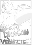 butt female solo wings jadenarts dragon_village_m mythology dragon mythological_creature mythological_scalie scalie smart_dragon_(dragon_village_m) absurd_res comic hi_res monochrome