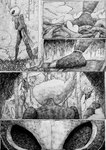 5_fingers 7_panel_comic ambiguous_gender biped black_eyes detailed_background fingers fist leaf roots solo standing kimohouse hollow_knight team_cherry vessel_(species) 2024 absurd_res comic digital_media_(artwork) greyscale hi_res monochrome traditional_media_(artwork)