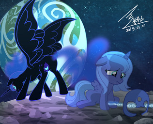 2015 blue_eyes blue_hair bluse chain cutie_mark duo earth equine eyeshadow female friendship_is_magic hair helmet horn makeup mammal moon my_little_pony nightmare_moon_(mlp) outside planet princess_luna_(mlp) rock shackles sitting slit_pupils sparkles star upset winged_unicorn wings young
Rating: Safe
Score: 6
User: 2DUK
Date: January 12, 2015 2015 blue_eyes blue_hair bluse chain cutie_mark duo earth equine eyeshadow female friendship_is_magic hair helmet horn makeup mammal moon my_little_pony nightmare_moon_(mlp) outside planet princess_luna_(mlp) rock shackles sitting slit_pupils sparkles star upset winged_unicorn wings young
Rating: Safe
Score: 6
User: 2DUK
Date: January 12, 2015
