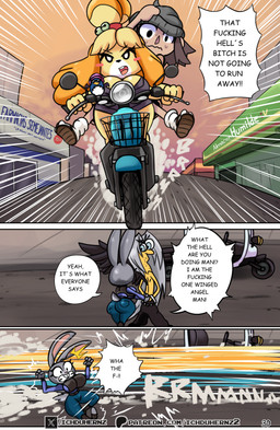 1_wing anthro big_butt biped blush blush_stickers bottomwear breasts butt clothed clothing detailed_background eyelashes female fusion long_eyelashes male motion_lines motorcycle outside profanity pupils text thick_thighs topwear vehicle wings yellow_body ichduhernz adult_swim animal_crossing cartoon_network disney final_fantasy final_fantasy_vii nintendo smiling_friends square_enix zootopia dj_spit_(smiling_friends) isabelle_(animal_crossing) judy_hopps sephiroth_(final_fantasy_vii) villager_(animal_crossing) canid canine canis domestic_dog european_rabbit human lagomorph leporid mammal oryctolagus rabbit shih_tzu toy_dog 2025 absurd_res english_text hi_res