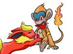 blush canine eeveelution flareon furreon male mammal monferno monkey nintendo oral penis plain_background pokémon primate video_games white_background
Rating: Explicit
Score: 2
User: Luminocity
Date: March 30, 2014