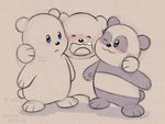 3_fingers 3_toes anthro blue_eyes blush cat_smile eyes_closed feet fingers green_eyes group male smile toes trio young young_anthro adriano_berjillos cartoon_network we_baby_bears we_bare_bears grizzly_(we_bare_bears) ice_bear_(we_bare_bears) panda_(we_bare_bears) bear brown_bear giant_panda grizzly_bear mammal polar_bear ursine