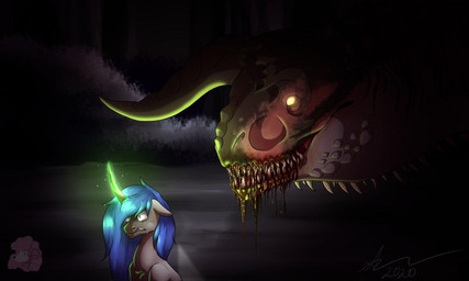 blood blood_drip blood_in_mouth blood_on_mouth blood_on_teeth bodily_fluids crying dark dripping feral glowing glowing_eyes horn male scared sharp_teeth solo tears teeth wings angry_poodle fallout friendship_is_magic hasbro microsoft my_little_pony mythology fan_character deathclaw equid equine mammal mythological_creature mythological_equine pegasus scalie 2020 5:3