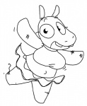 anthro big_breasts bottomwear breasts clothing dancewear eyelashes female midriff navel open_mouth outie plushie skirt smile solo tutu the_weaver toybox_pals princess_hippo_(toybox_pals) animate_inanimate common_hippopotamus hippopotamid mammal black_and_white monochrome