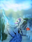 anthro female solo underwater water babyaren cobra reptile scalie snake 3:4 absurd_res comic digital_media_(artwork) full-length_portrait hi_res portrait widescreen