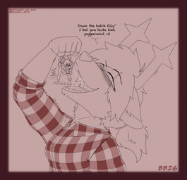 anthro bedroom_eyes blush bodily_fluids clothed clothing duo extreme_size_difference female female/female gynomorph gynomorph/female intersex intersex/female macro micro narrowed_eyes saliva seductive size_difference text vore young deltarune undertale_(series) dess_holiday noelle_holiday deer humanoid mammal new_world_deer absurd_res english_text hi_res sibling_(lore) sister_(lore) sisters_(lore) trans_(lore)