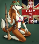 anthro belt bikini british canine clothed clothing colleen dog female gun helmet lee-enfield mammal ranged_weapon rifle road_rovers rough_collie skimpy strikersa swimsuit tight_clothing weapon
Rating: Safe
Score: 9
User: UniversalLionsgate89
Date: April 24, 2013