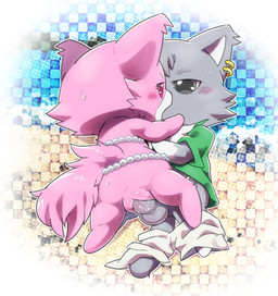 anthro balls beach bikini blush bodily_fluids bottomwear chibi clothed clothing duo ear_piercing erection female female_penetrated fluffy fluffy_tail fur gem genital_fluids genitals grey_body grey_eyes grey_fur intraspecies kissing making_out male male/female male_penetrating male_penetrating_female open_clothing open_shirt open_topwear pants pearl_(gem) penetration penile penile_penetration penis penis_in_vagina piercing pink_body pink_eyes pink_fur seaside sex shirt swimwear tail topwear two-piece_swimsuit vaginal vaginal_fluids vaginal_penetration vulva young young_anthro ofuro jewelpet sanrio sega sega_fave dian_(jewelpet) garnet_(jewelpet) domestic_cat felid feline felis maine_coon mammal persian_cat hi_res