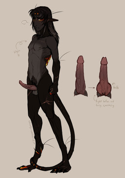 anthro balls claws erection genitals glans grey_body grey_skin hair humanoid_pointy_ears knot knotted_penis long_hair long_tail looking_aside male nipples nude penis pointy_ears simple_background solo spiked_tail spikes spikes_(anatomy) standing tail text shortybat malice_(shortybat) vampire venekai english_text hi_res model_sheet