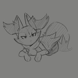 3_toes ambiguous_gender anthro arm_tuft big_tail cheek_tuft chest_tuft digitigrade dipstick_tail facial_tuft feet front_view frown fur hip_tuft inner_ear_fluff looking_at_viewer lying markings mouth_closed multicolored_body multicolored_fur on_front pointy_ears prick_ears semi-anthro shoulder_tuft solo tail tail_markings three-quarter_view toes tuft two_tone_tail advos nintendo pokemon braixen generation_6_pokemon pokemon_(species) 1:1 2024 digital_drawing_(artwork) digital_media_(artwork) full-length_portrait greyscale monochrome portrait sketch