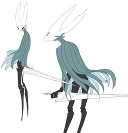 2_horns aged_up ambiguous_gender biped black_body black_eyes cloak clothed clothing empty_eyes fingers holding_melee_weapon holding_object holding_weapon horn melee_weapon simple_background solo standing weapon white_background du_dang hollow_knight_(franchise) team_cherry the_knight_(hollow_knight) arthropod vessel_(species) 2019
