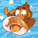 anthro blush brown_body brown_eyes brown_fur fur male nipples nude simple_background solo palchamon bloons_tower_defense ninja_kiwi dart_monkey_(bloons) floater haplorhine mammal monkey primate 1:1 absurd_res hi_res