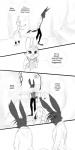 1:2 2017 absurd_res anthro black_and_white clothed clothing comic dialogue disney duo english_text fan_character female hi_res jill_hopps lagomorph leporid male mammal max_midnight monochrome rabbit speech_bubble spintherella text zootopia