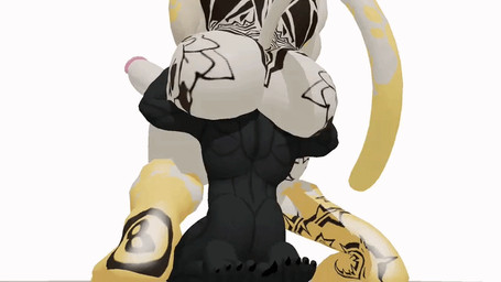 anthro big_butt big_penis butt circumcised clothing duo face_in_ass face_on_butt fur genitals glans glistening glistening_butt gloves grey_body grey_fur hand_grab handwear huge_penis humanoid_genitalia humanoid_penis interspecies male male/male orange_body orange_fur penis pink_glans simple_background white_background balasu camseven_(modeler) nes67911_(modeler) zanjideaf7_(modeler) epic_games fortnite meowdas thunder_(fortnite) domestic_cat felid feline felis mammal reptile scalie 16:9 2024 3d_(artwork) 3d_animation animated digital_media_(artwork) english_description loop widescreen