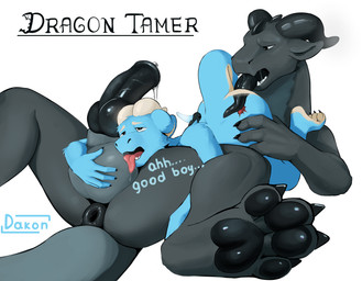 4_toes anal animal_genitalia animal_penis anthro anus balls black_body black_butt black_horn black_paws black_penis black_scales black_tongue blue_body blue_fur bodily_fluids butt deep_rimming drooling_onto_other drooling_tongue duo feet feral fur genital_fluids genitals holding_balls horn leaking_precum male male/male open_mouth oral orgasm_face penetration penis pet_praise praise precum prostate_penetration prostate_stimulation puffy_anus rimming scales sex slim_male sweat sweaty_butt toes tongue tongue_penetration x-ray_view dakon mythology dak dragon mythological_creature mythological_scalie scalie absurd_res hi_res