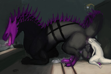 anal anal_penetration animal_genitalia anus backsack ball_tuft balls big_penis bodily_fluids butt claws condom deep_rimming dripping equine_genitalia excessive_genital_fluids excessive_precum female feral filled_condom flared_penis genital_fluids genitals group leaking_precum male male/female male/male musk musky_penis muzzle_in_anus oral paws penetration penis precum precum_on_ground presenting presenting_anus presenting_hindquarters presenting_penis raised_tail riding_dildo rimming rimming_female rimming_male saliva saliva_drip saliva_string sex sexual_barrier_device size_difference snout_fuck tail tongue trio tuft wearing_condom corvidtree mythology rain_world videocult dragon lizard_(rain_world) mythological_creature mythological_scalie scalie slugcat train_lizard_(rain_world) hi_res