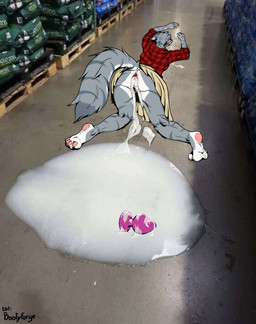 4_toes after_anal anal anthro anus ass_up big_buttplug bodily_fluids bottomwear buttplug clothed clothing clothing_lift cum cum_draining cum_drip cum_from_ass cum_in_ass cum_inside cum_pool cum_unplugged draining dripping excessive_cum excessive_genital_fluids feet female flannel gaping gaping_anus genital_fluids leaking leaking_cum oozing oozing_cum pawpads photo_background pink_pawpads plug_(sex_toy) raised_tail sex_toy skirt skirt_lift slipping soles solo tail toes bootyforge microsoft the_elder_scrolls ma'ara felid khajiit mammal hi_res mixed_media photography_(artwork)