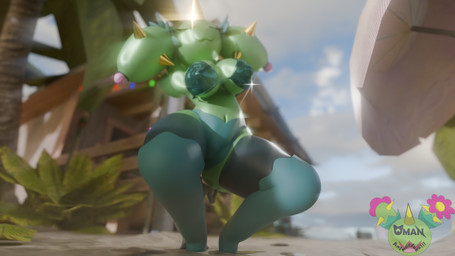 butt_crush cactus female holding_up_other_character imminent_facesitting macro male male/female plant thick_thighs wide_hipped_female wide_hips yoga omananimations coel3d_(modeler) nintendo pokemon anon maraciti cactus_creature cactus_humanoid elemental_creature elemental_humanoid flora_fauna generation_5_pokemon humanoid maractus plant_humanoid pokemon_(species) 16:9 3d_(artwork) absurd_res digital_media_(artwork) hi_res widescreen