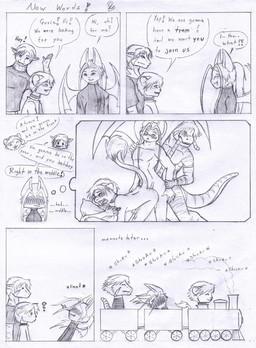 anthro anthro_on_anthro blush chibi dialogue fainting fantasizing group group_sex humor imagination interspecies male male/male misunderstanding question_mark sex simple_background tail text threesome train train_position trio vehicle white_background wings leonirikuz mythology auron_denengrad gurin bat dragon felid lion mammal mythological_creature mythological_scalie pantherine scalie english_text monochrome multiple_scenes