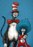 anthro blue_hair clothed clothing creepy duo featureless_crotch hair hat headgear headwear male nightmare_fuel nude tail wesley_eggebrecht dr._seuss the_cat_in_the_hat the_cat_(the_cat_in_the_hat) thing_1 domestic_cat felid feline felis mammal