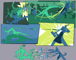 anthro broom carrying_another carrying_partner carrying_position cleaning_tool duo exhibitionism female female_on_top fight from_behind_position group knife male male/female nude nude_female nude_male on_top public public_nudity public_sex sex trio vanilla_candy avian bird domestic_cat felid feline felis mammal squirmle absurd_res comic hi_res restricted_palette