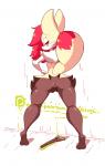 2017 2d_animation animated anthro biped blush braix_(diives) braixen butt butt_pose canid canine diives female frame_by_frame generation_6_pokemon hair hi_res looking_at_viewer looking_back mammal nintendo nude pokemon pokemon_(species) pose red_hair short_playtime solo stick twerking