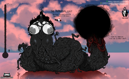 big_breasts big_nipples breasts entrails female fusion hair huge_breasts huge_nipples hyper hyper_breasts inverted_nipples living_tail long_hair messy_hair multi_arm multi_limb nightmare_fuel nipples snake_tail solo tail the_primordial_lost_(zeblackballd) unusual_anatomy unusual_tail ze_blackball.d eldritch_abomination eldritch_being eldritch_humanoid ghost human humanoid mammal reptile scalie snake spirit absurd_res hi_res model_sheet