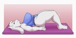 anthro belt big_breasts big_butt breasts bridge_pose butt clothing exercise eyes_closed female leotard mature_female slightly_chubby solo raki_boi undertale_(series) toriel bovid caprine goat mammal 2:1 absurd_res digital_media_(artwork) hi_res