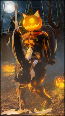ahegao anthro big_penis black_border border clothing detailed_background ejaculation food for_a_head fruit genitals holidays huge_penis hyper hyper_genitalia hyper_penis jack-o'-lantern looking_pleasured male moon muscular muscular_male night pecs penis plant pumpkin pumpkin_head solo thick_thighs tight_clothing tongue tongue_out tree rainwolfy halloween spice_(fortnite) canid canine canis mammal object_head wolf 3d_(artwork) 4k 9:16 absurd_res digital_media_(artwork) hi_res