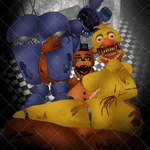 anthro breasts butt crossgender female female/female genitals group machine pussy text trio lewarfire five_nights_at_freddy's five_nights_at_freddy's_2 scottgames withered_bonnie_(fnaf) withered_chica_(fnaf) withered_freddy_(fnaf) animatronic robot 1:1 english_text hi_res